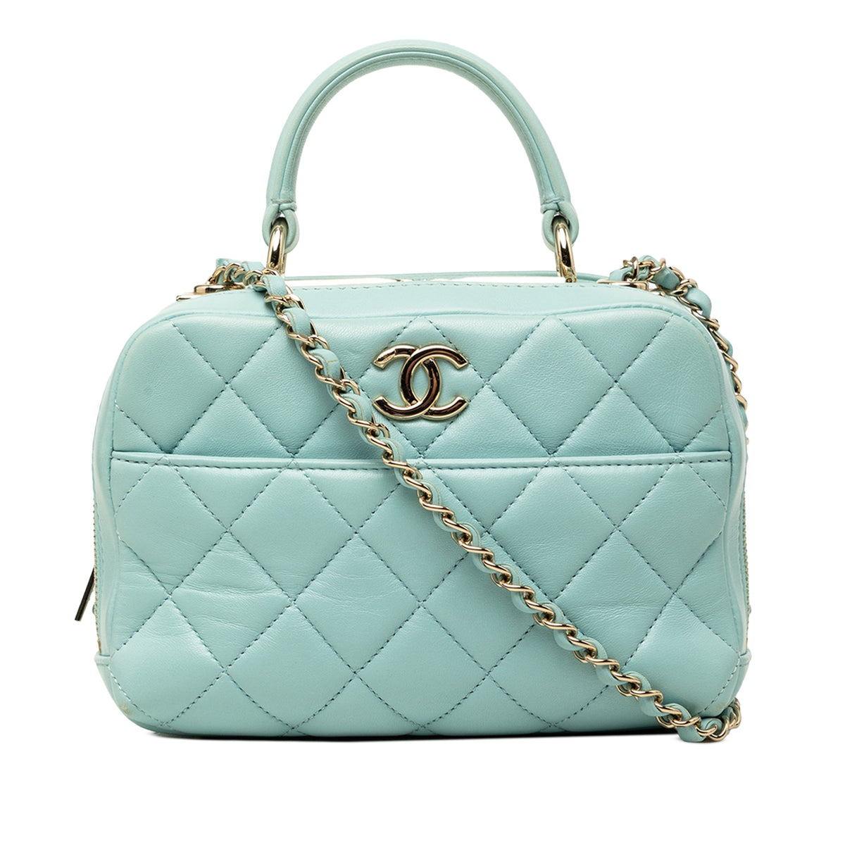 Chanel Small Lambskin Trendy CC Bowling Bag