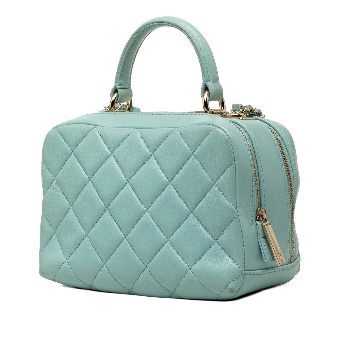 Chanel Small Lambskin Trendy CC Bowling Bag