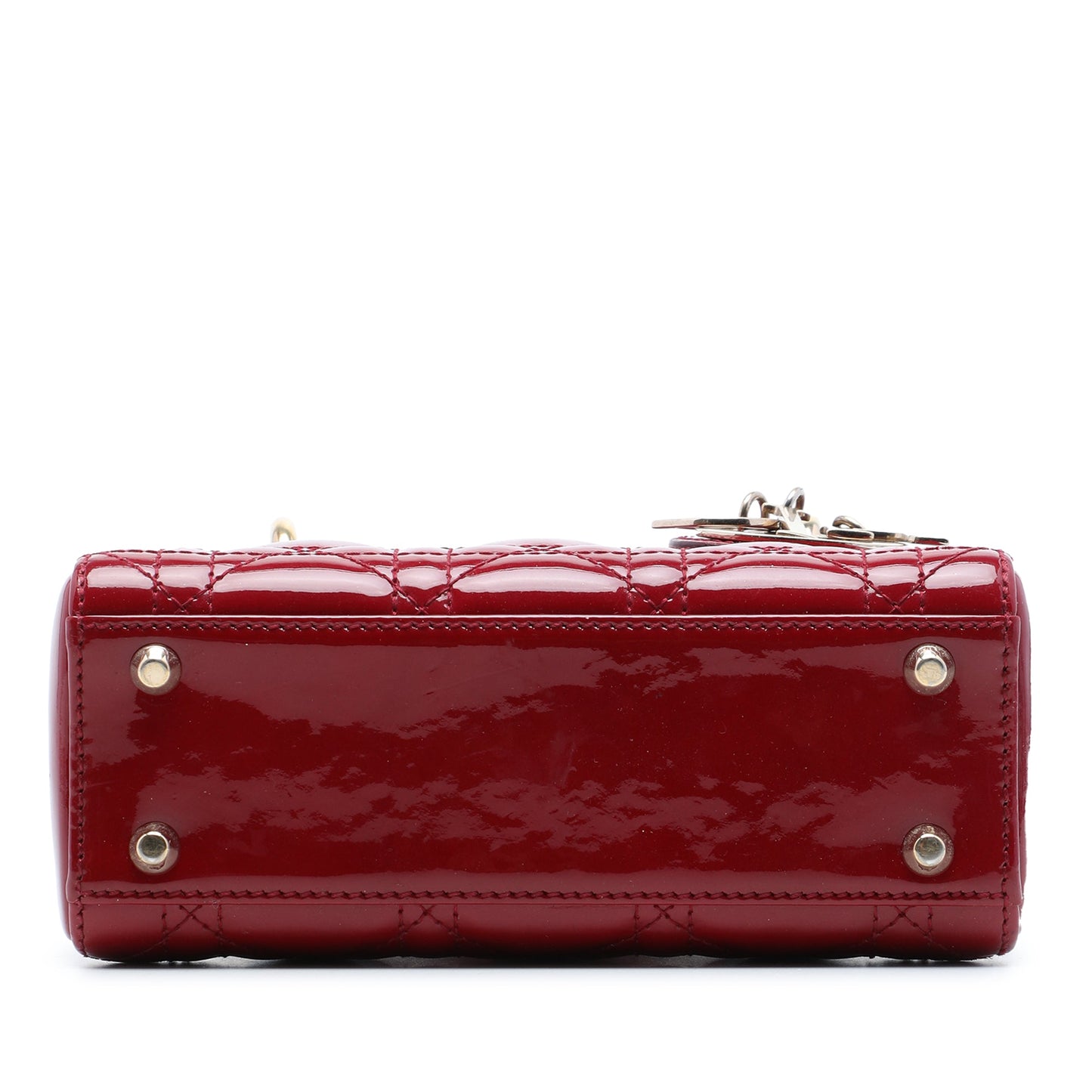 Dior Mini Patent Cannage Lady Dior