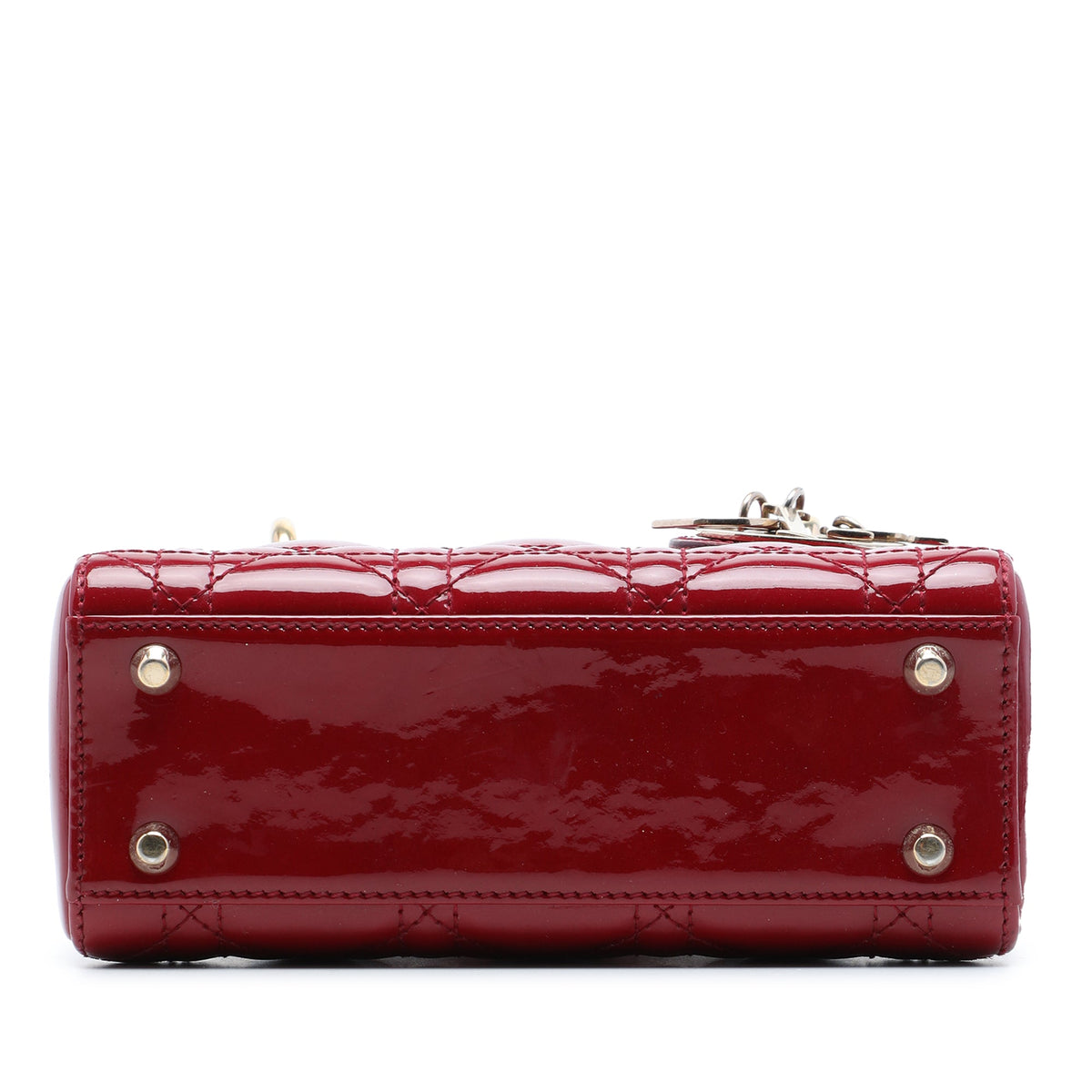 Dior Mini Patent Cannage Lady Dior