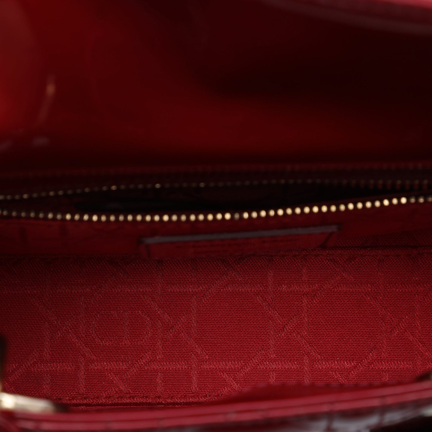 Dior Mini Patent Cannage Lady Dior
