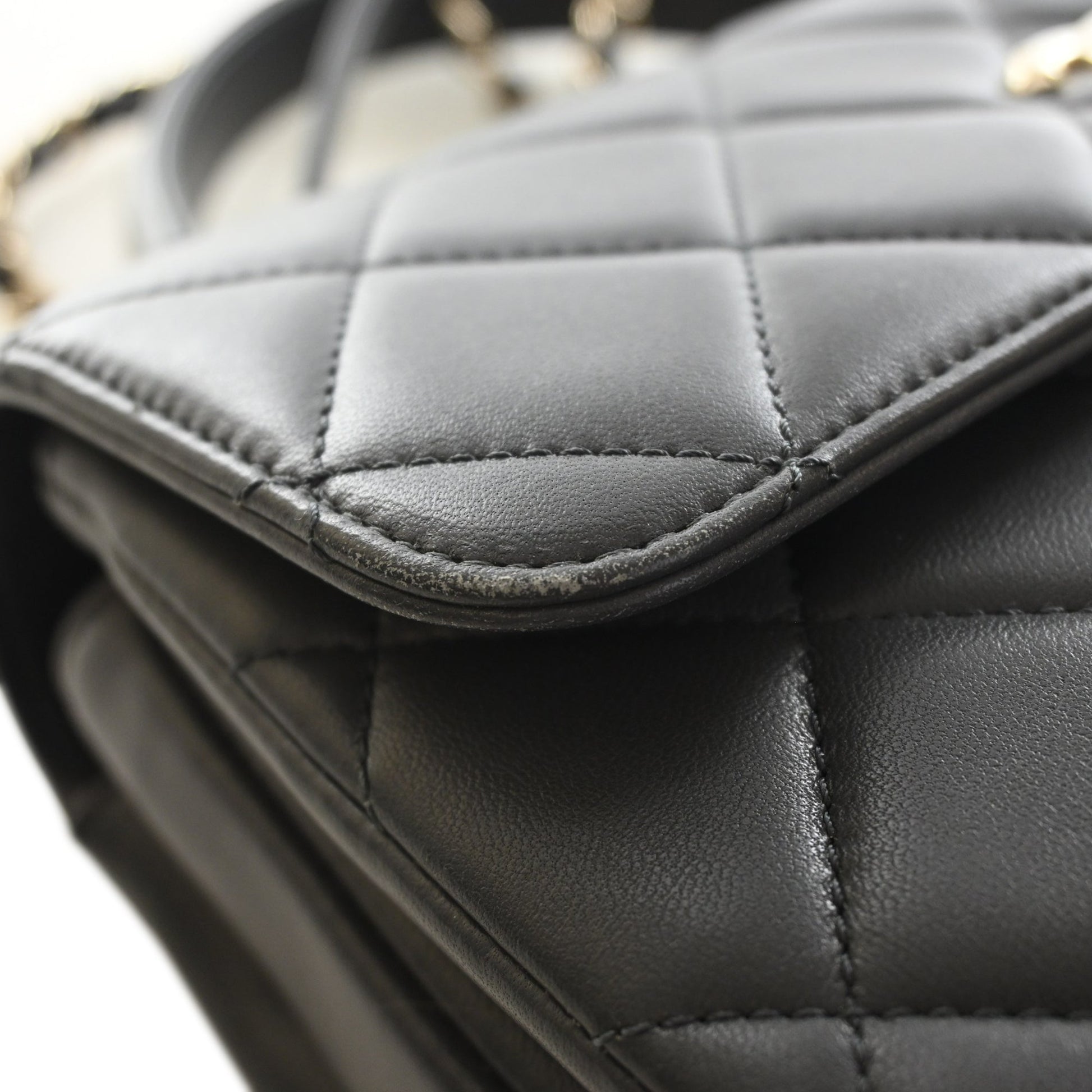 Chanel Small Quilted Lambskin Trendy CC Top Handle Flap