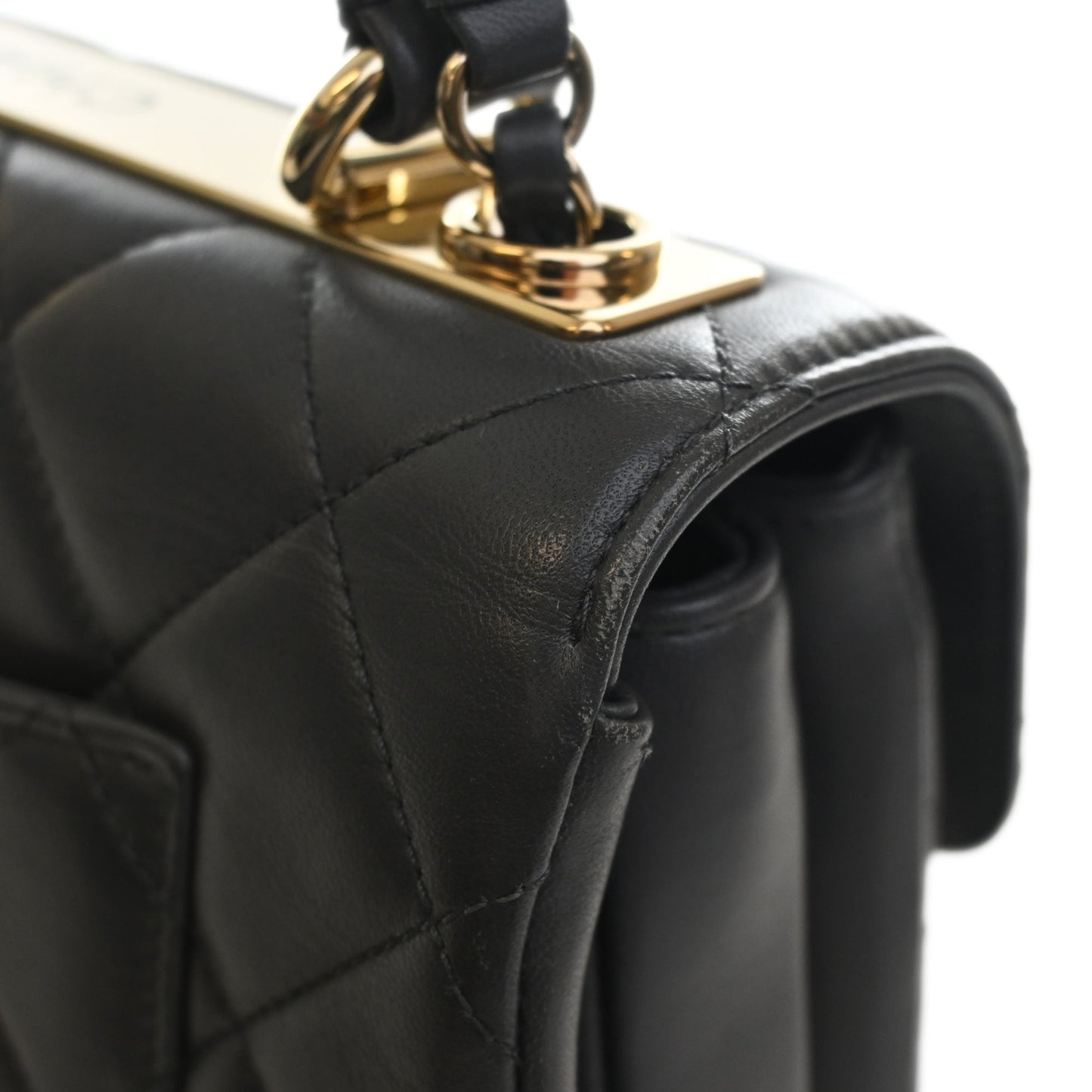 Chanel Small Quilted Lambskin Trendy CC Top Handle Flap