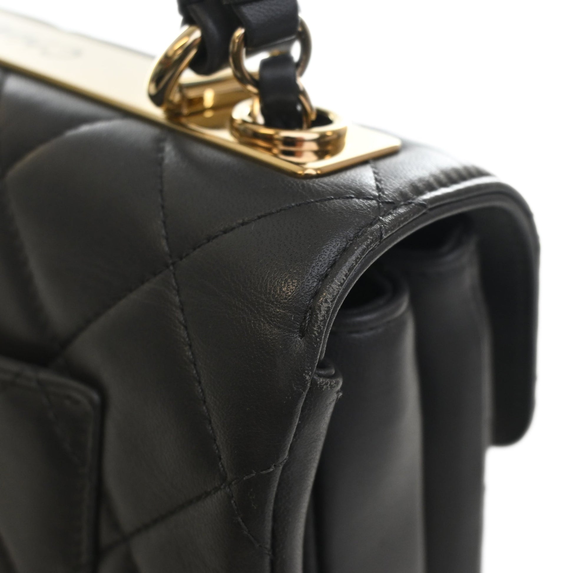 Chanel Small Quilted Lambskin Trendy CC Top Handle Flap