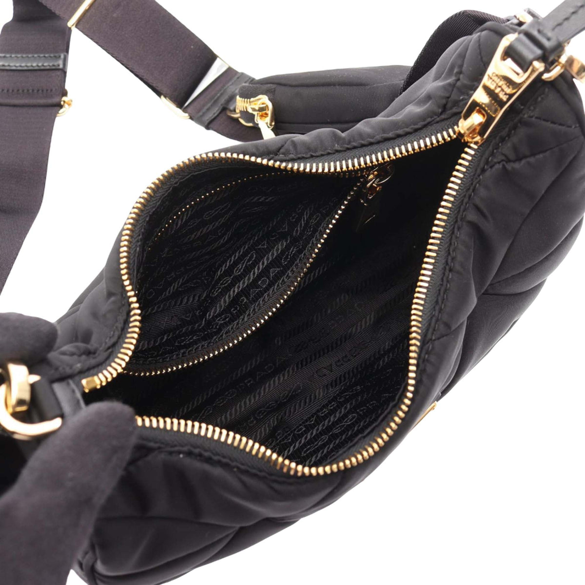 Prada Padded Re-Nylon Crossbody Bag