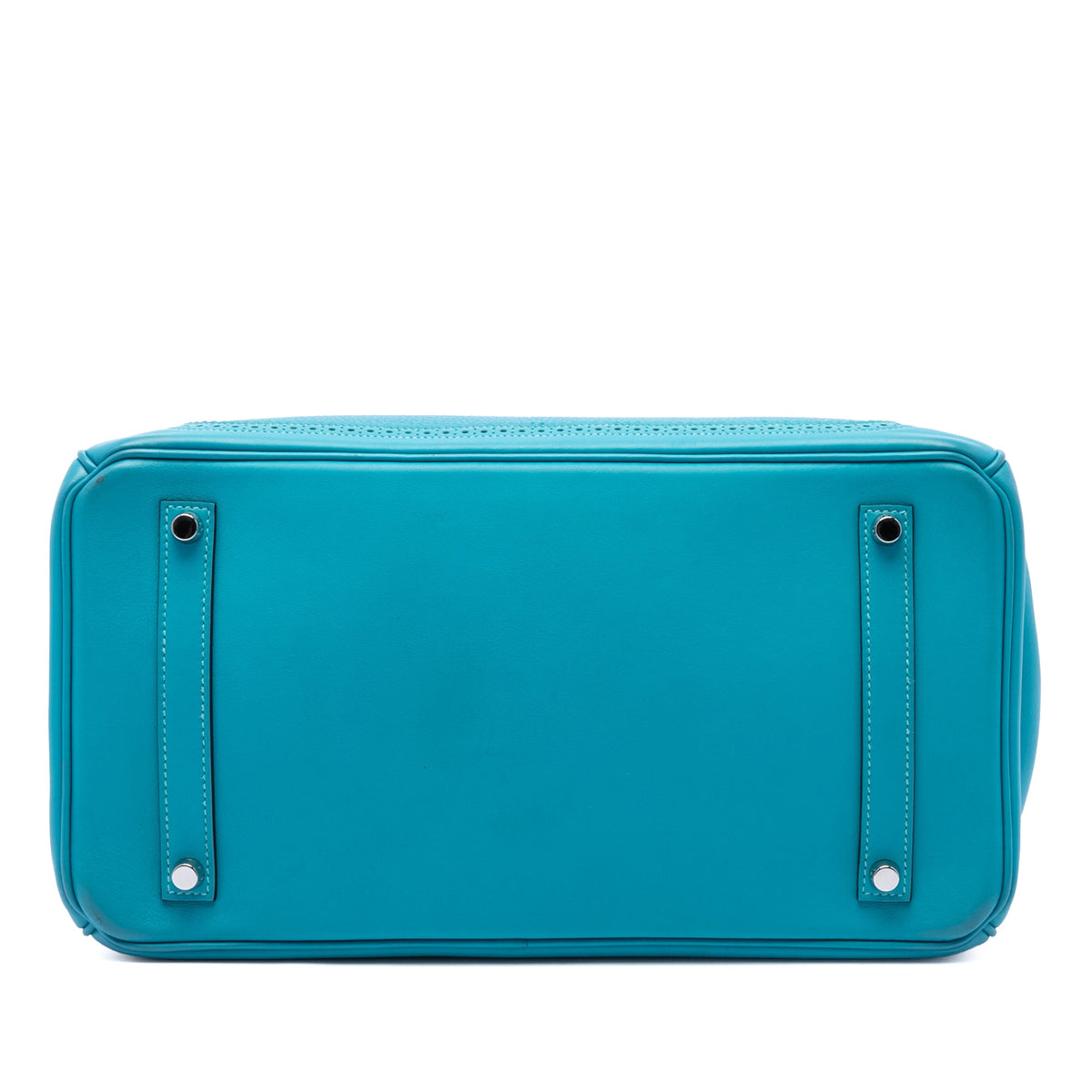 Hermès Togo and Swift Ghillies Birkin Retourne 35 — Blue