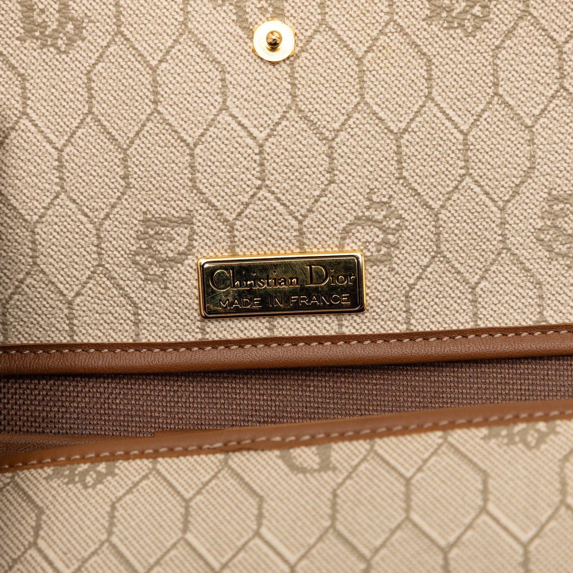 Dior Honeycomb Coated Canvas Crossbody