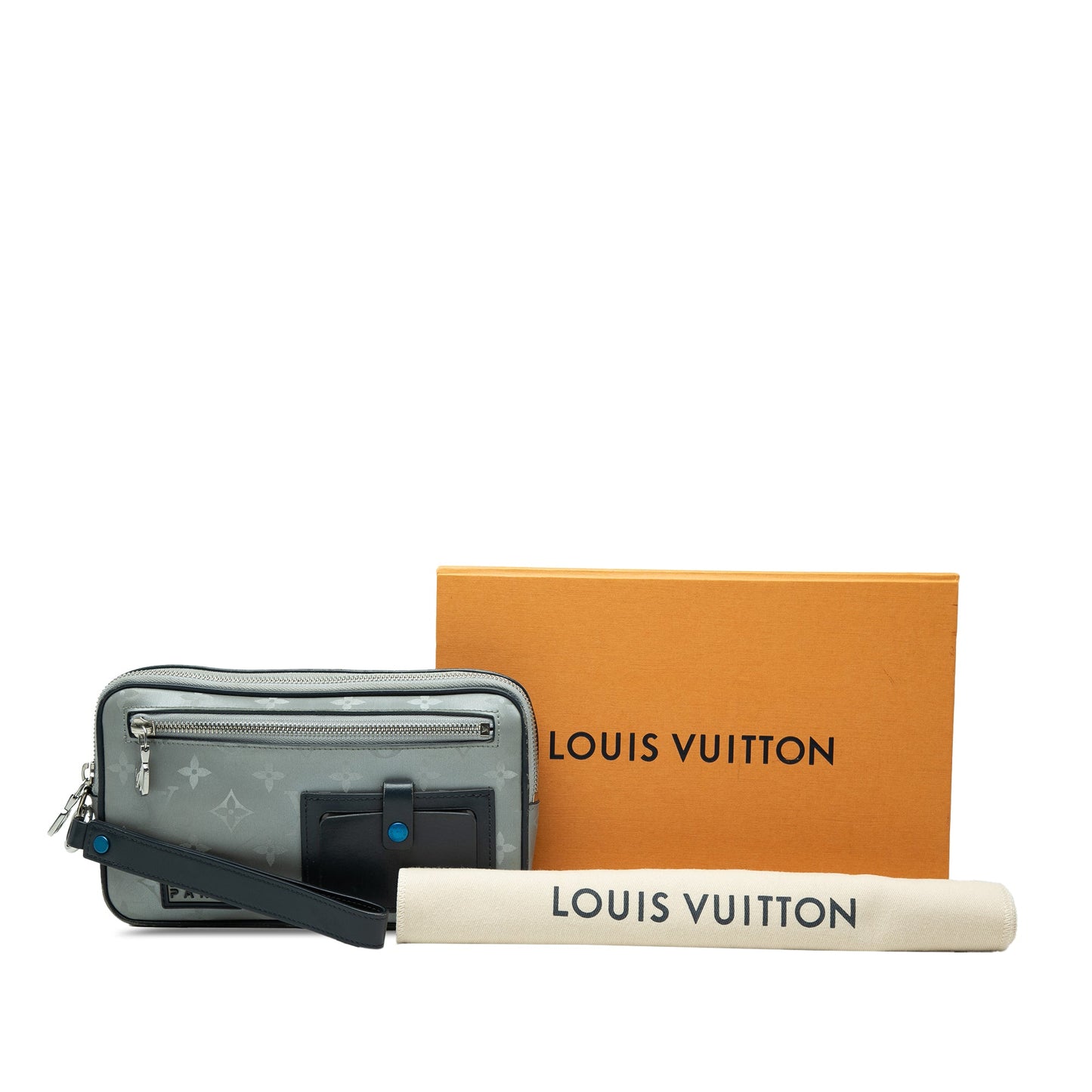 Louis Vuitton Monogram Satellite Alpha Clutch