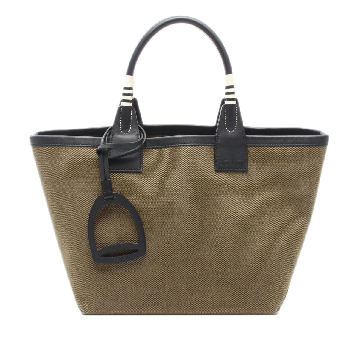 Hermès Toile Sac Steeple 25 — Brown