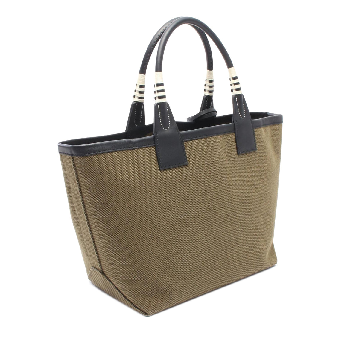 Hermès Toile Sac Steeple 25 — Brown