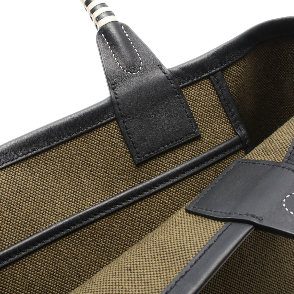 Hermès Toile Sac Steeple 25 — Brown