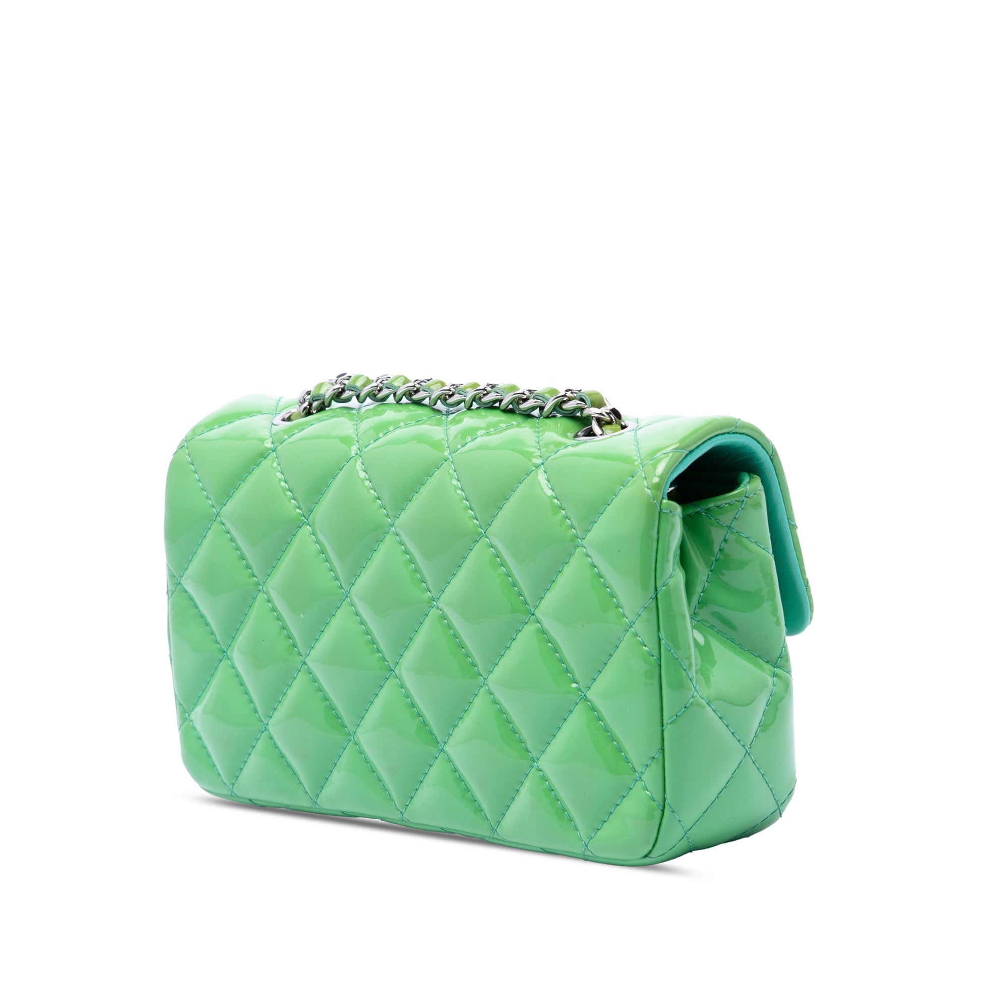 Chanel Extra Mini Rectangular Classic Patent Single Flap