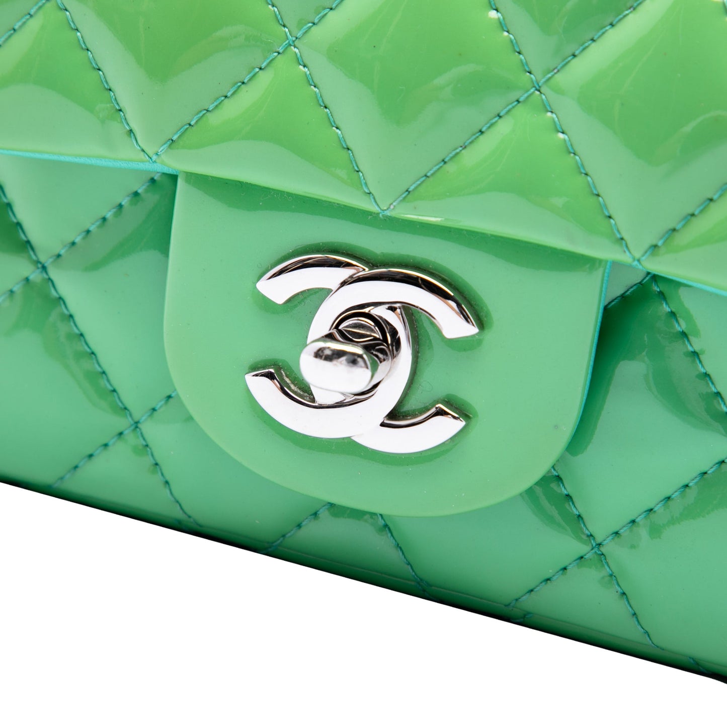 Chanel Extra Mini Rectangular Classic Patent Single Flap
