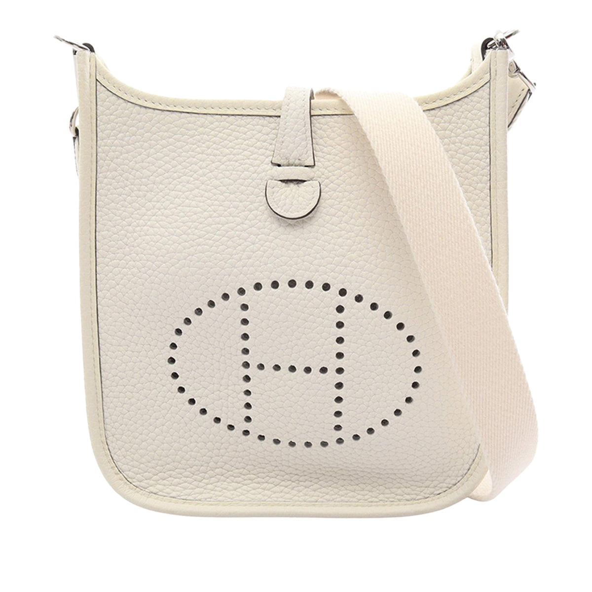 Hermès Clemence Evelyne 16 Amazone — White