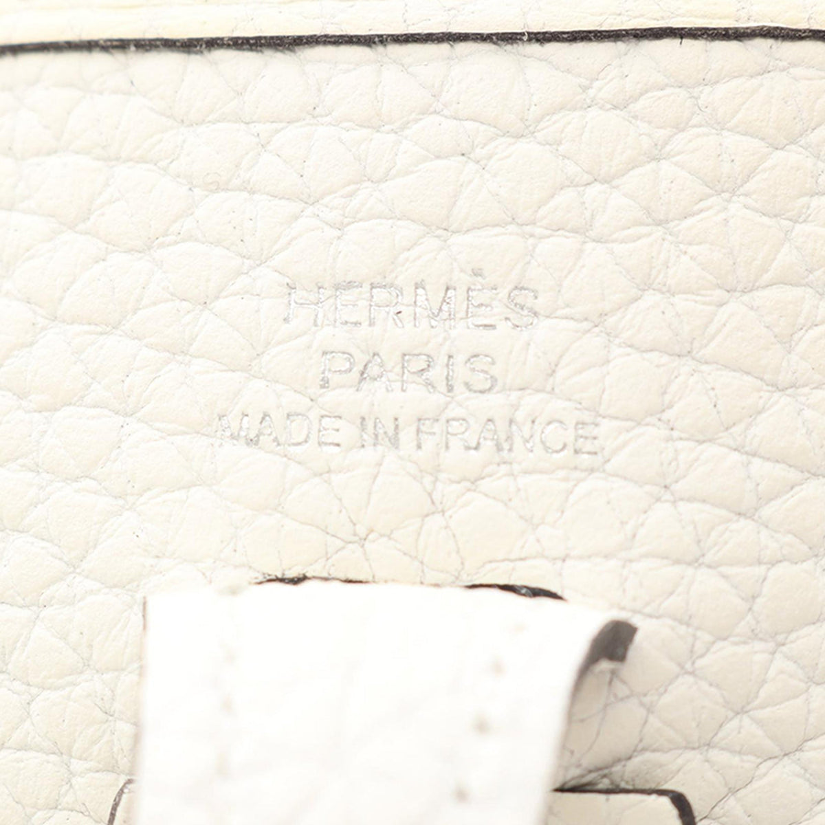 Hermès Clemence Evelyne 16 Amazone — White