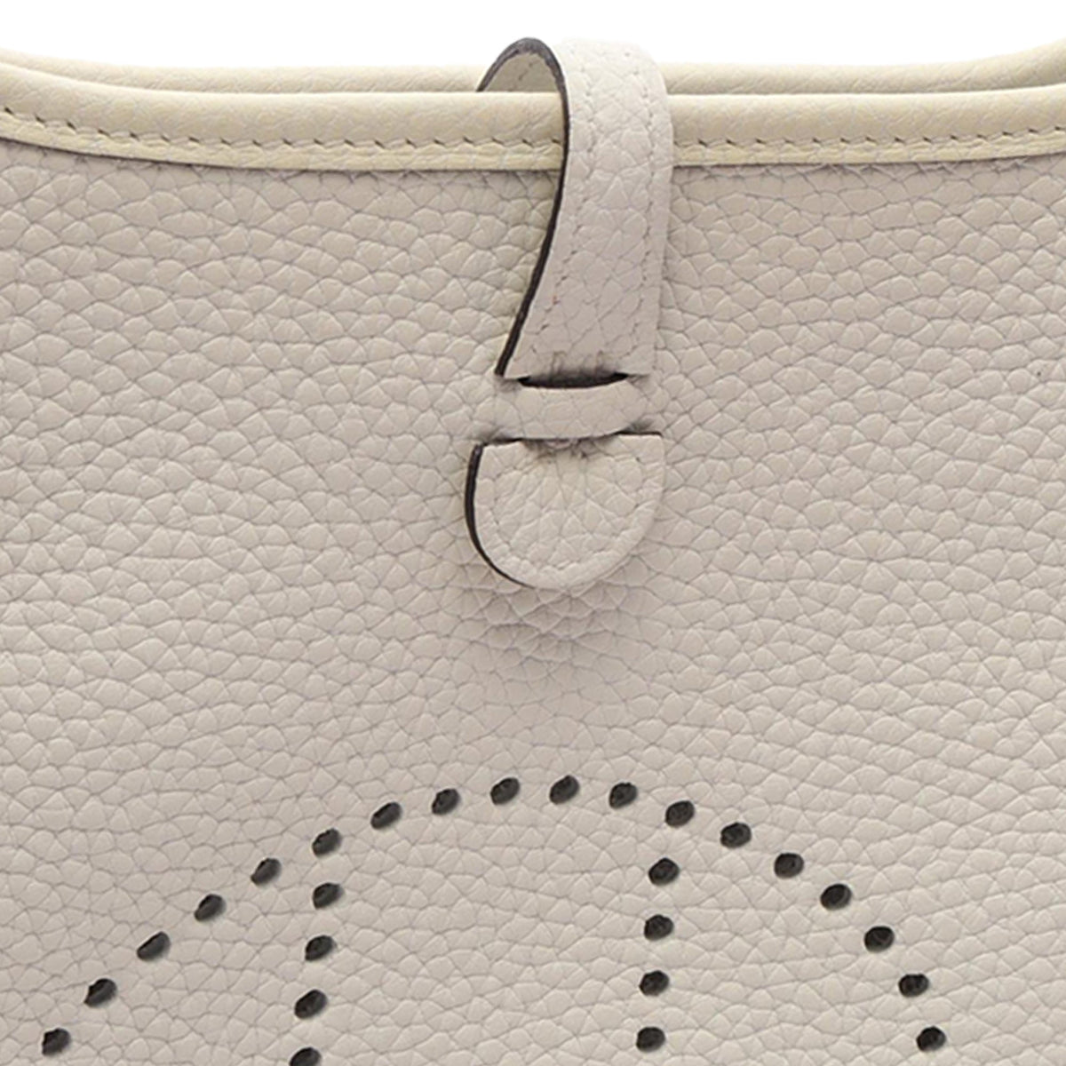 Hermès Clemence Evelyne 16 Amazone — White