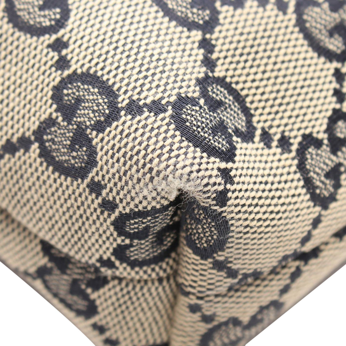 Gucci GG Canvas Web Crossbody — Beige