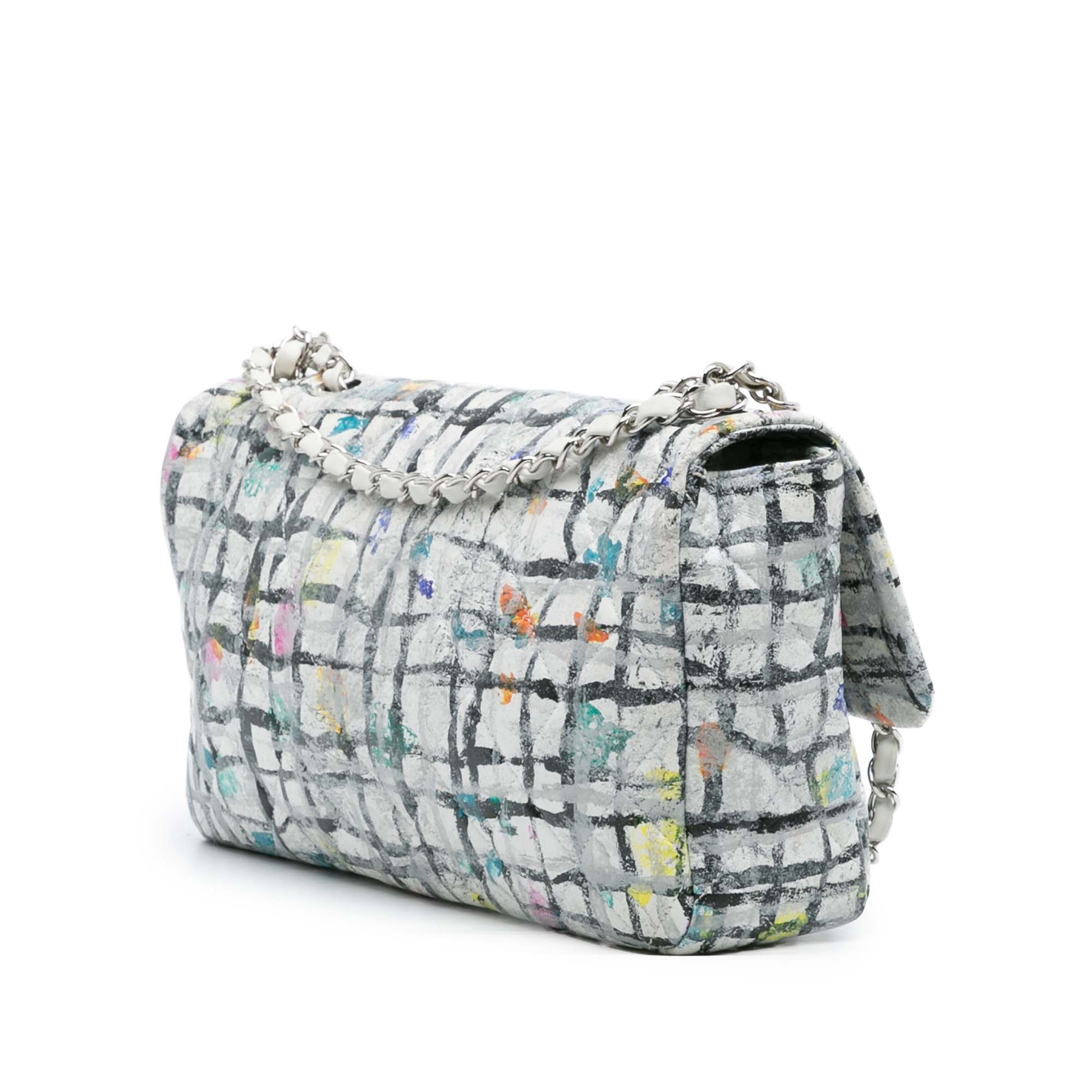 Chanel Medium Calfskin Hand Painted Graffiti Flap