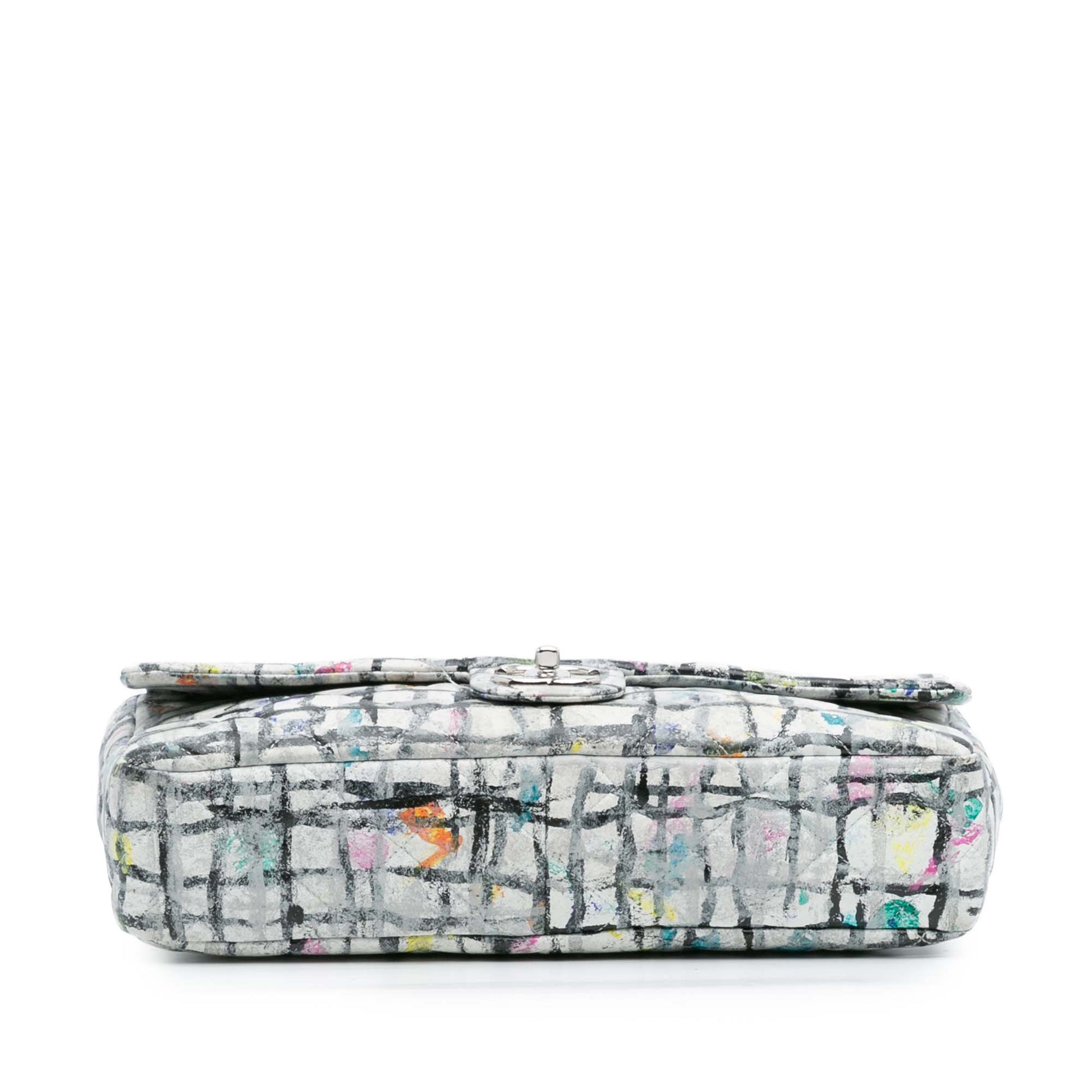 Chanel Medium Calfskin Hand Painted Graffiti Flap