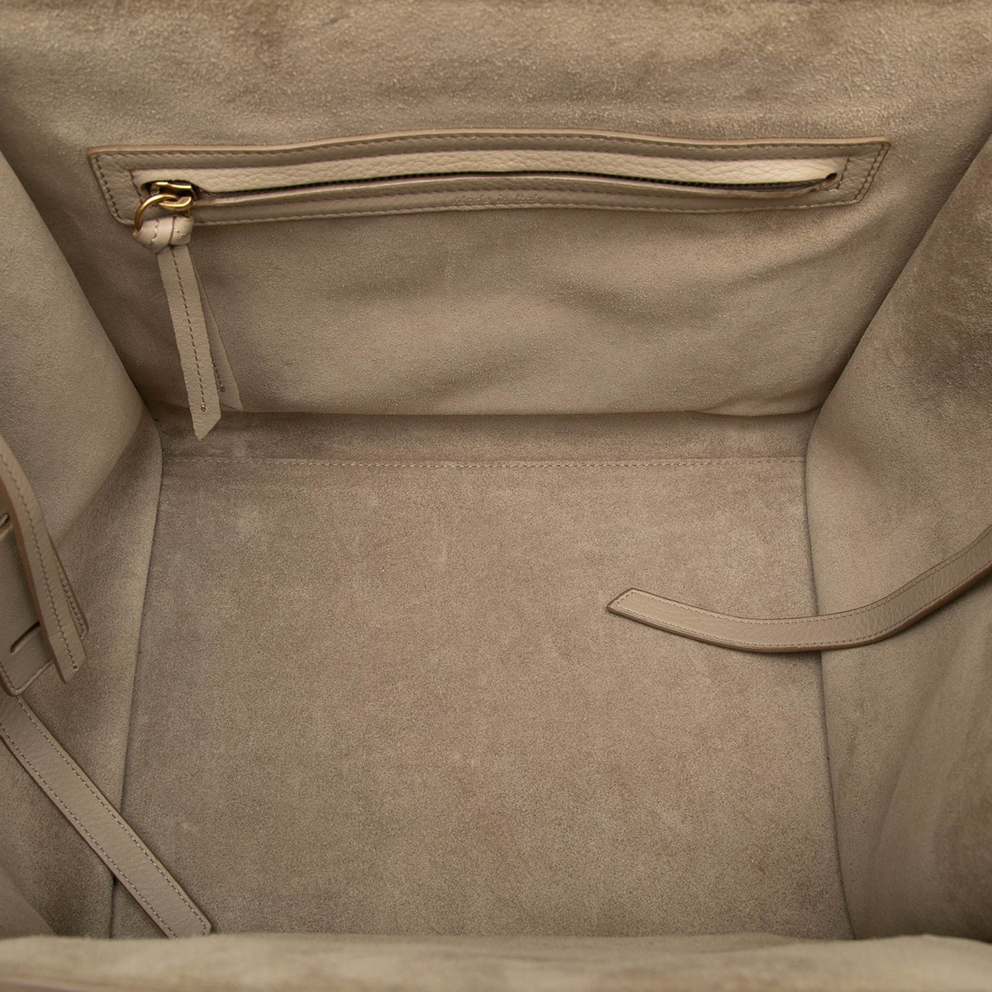 Celine Medium Leather Luggage Phantom Tote