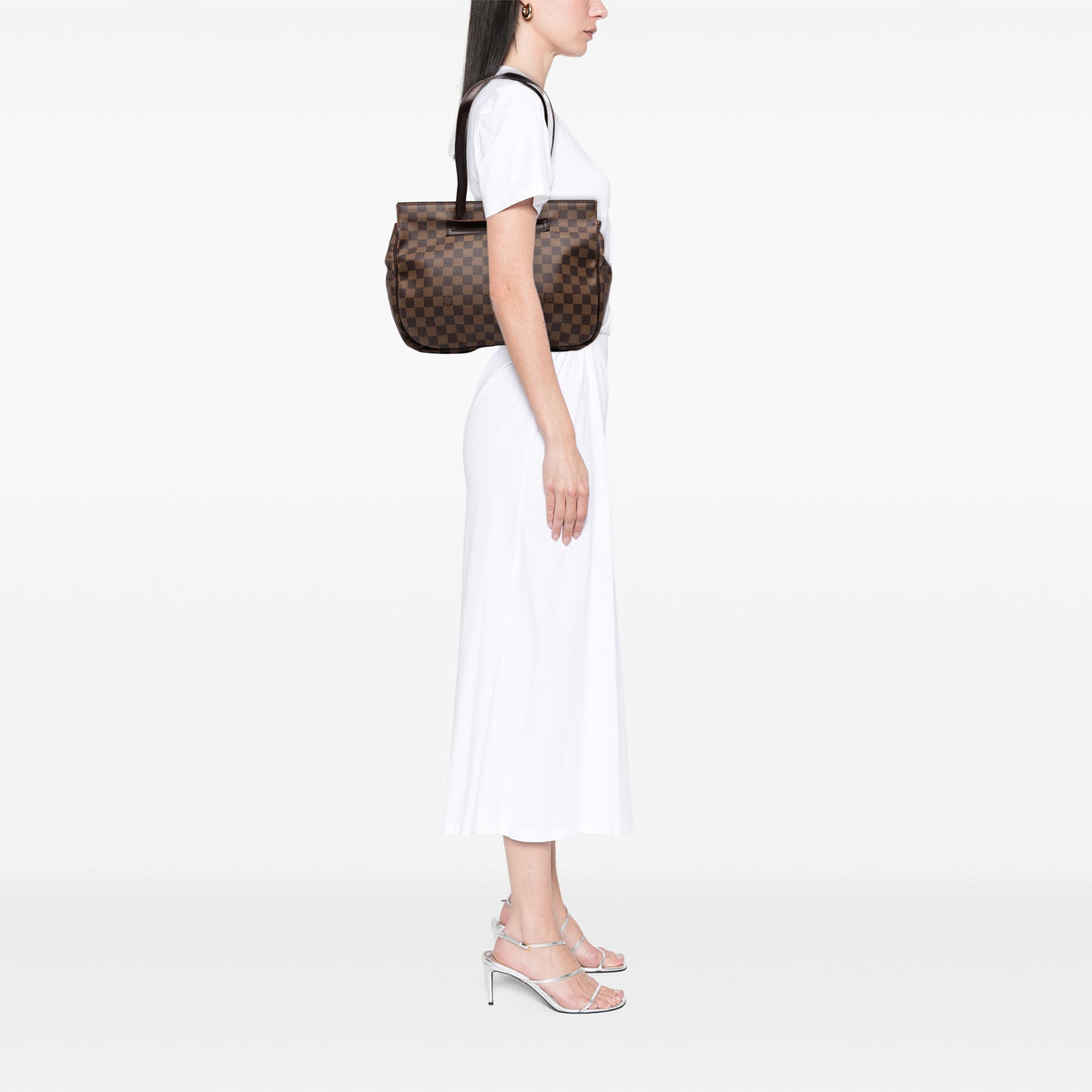 Louis Vuitton Damier Ebene Parioli PM — Brown
