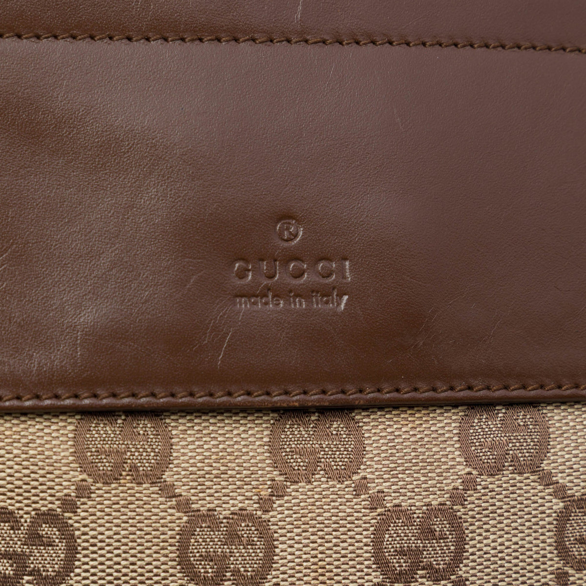 Gucci GG Canvas Double Pocket Belt Bag