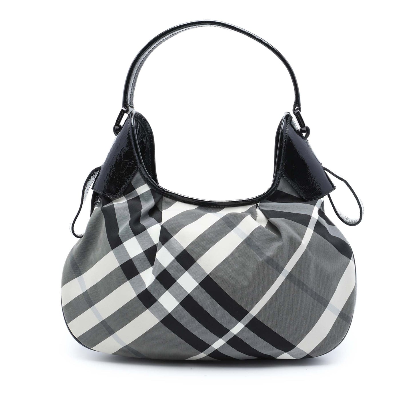 Burberry Beat Check Nylon Brooklyn Hobo