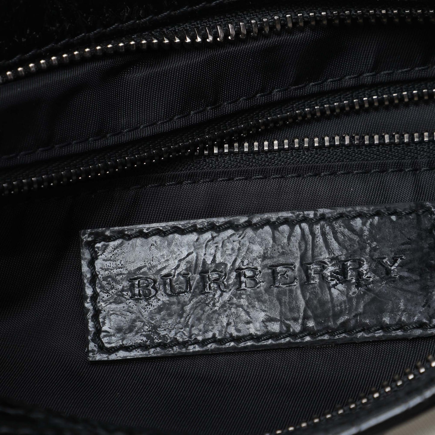 Burberry Beat Check Nylon Brooklyn Hobo