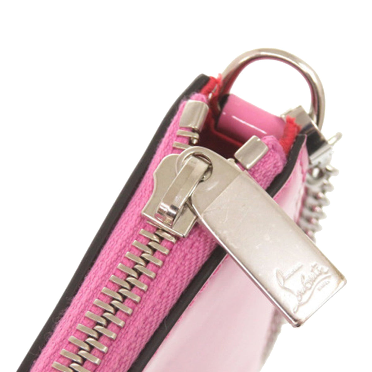 Christian Louboutin Patent Loubila Chain Shoulder Bag