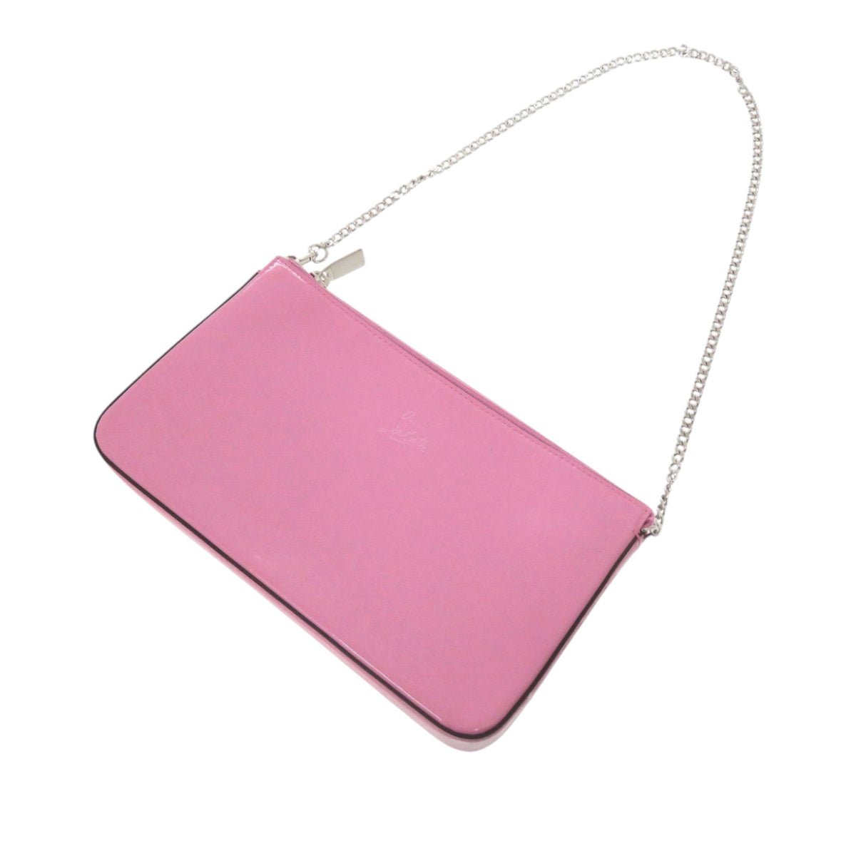 Christian Louboutin Patent Loubila Chain Shoulder Bag