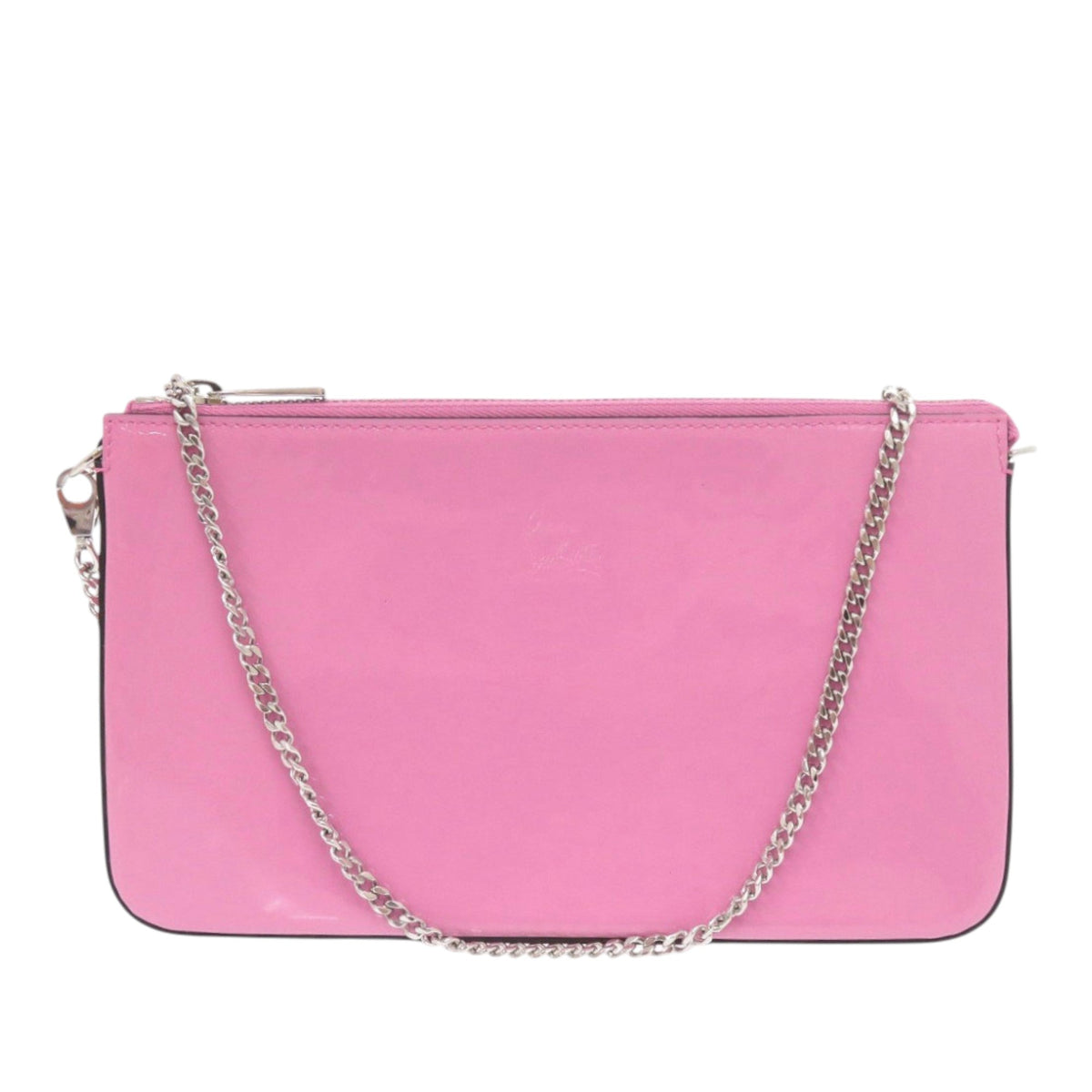 Christian Louboutin Patent Loubila Chain Shoulder Bag