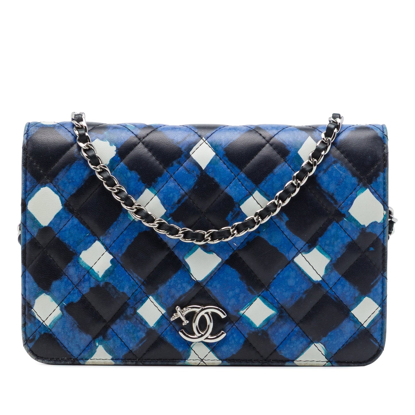 Chanel Airline Quilted Lambskin Wallet on Chain