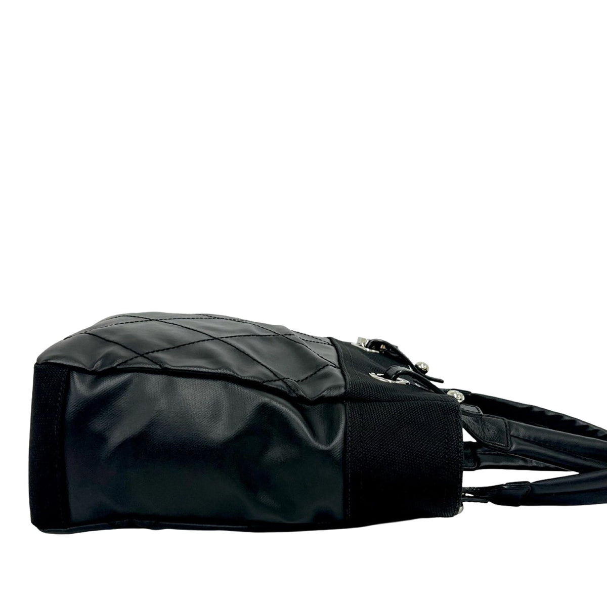 Chanel Small Quilted Coated Canvas Paris Biarritz Tote