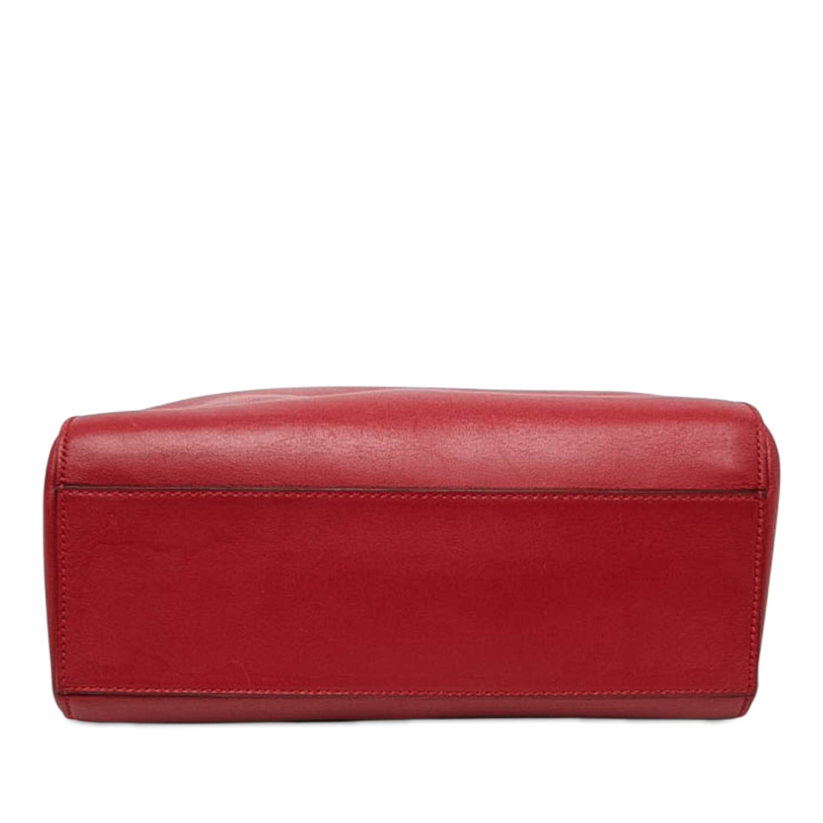 Gucci Small Calfskin Bamboo Nymphaea Satchel — Red