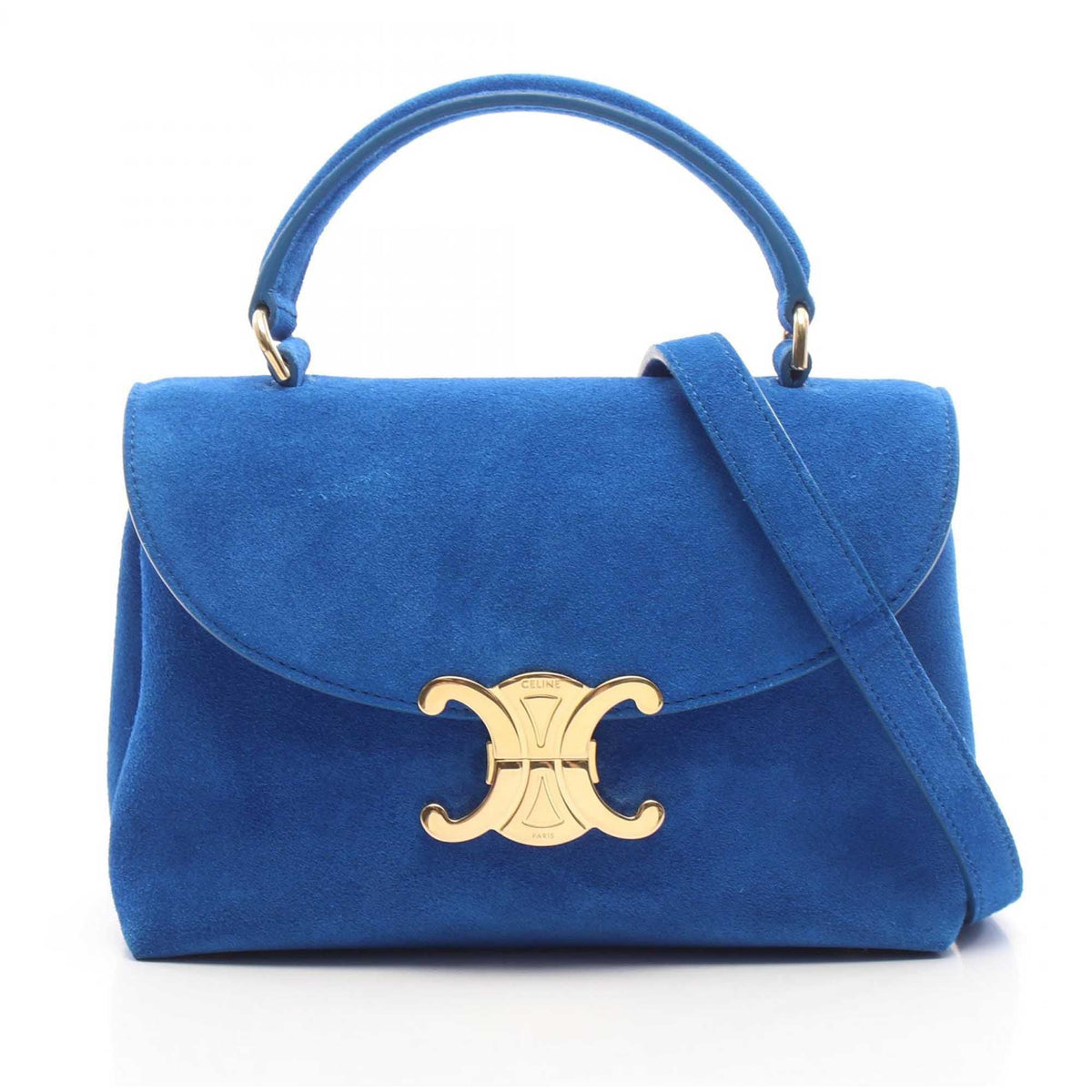 Celine Teen Suede Triomphe Nino Bag