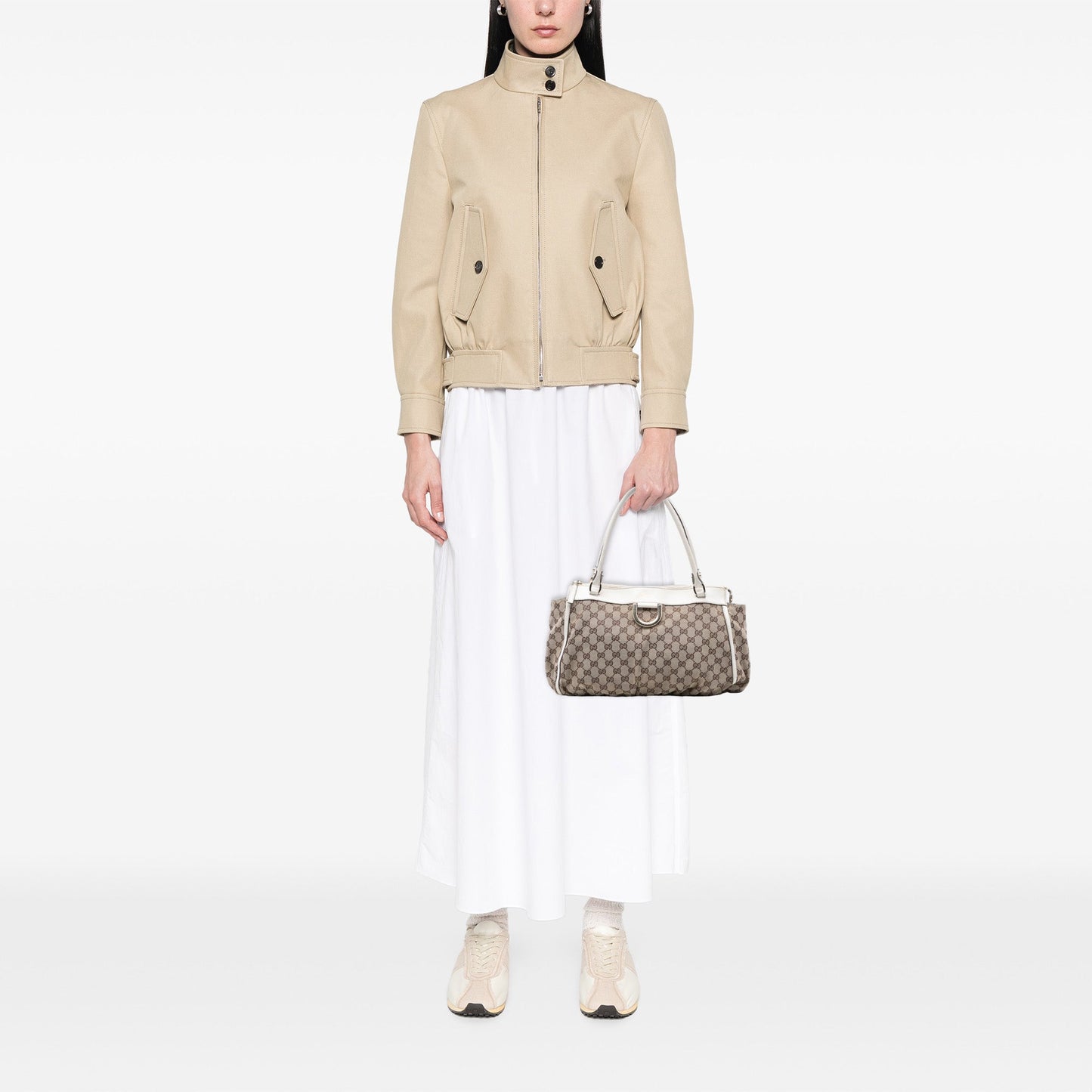 Gucci GG Canvas Abbey D Ring Tote