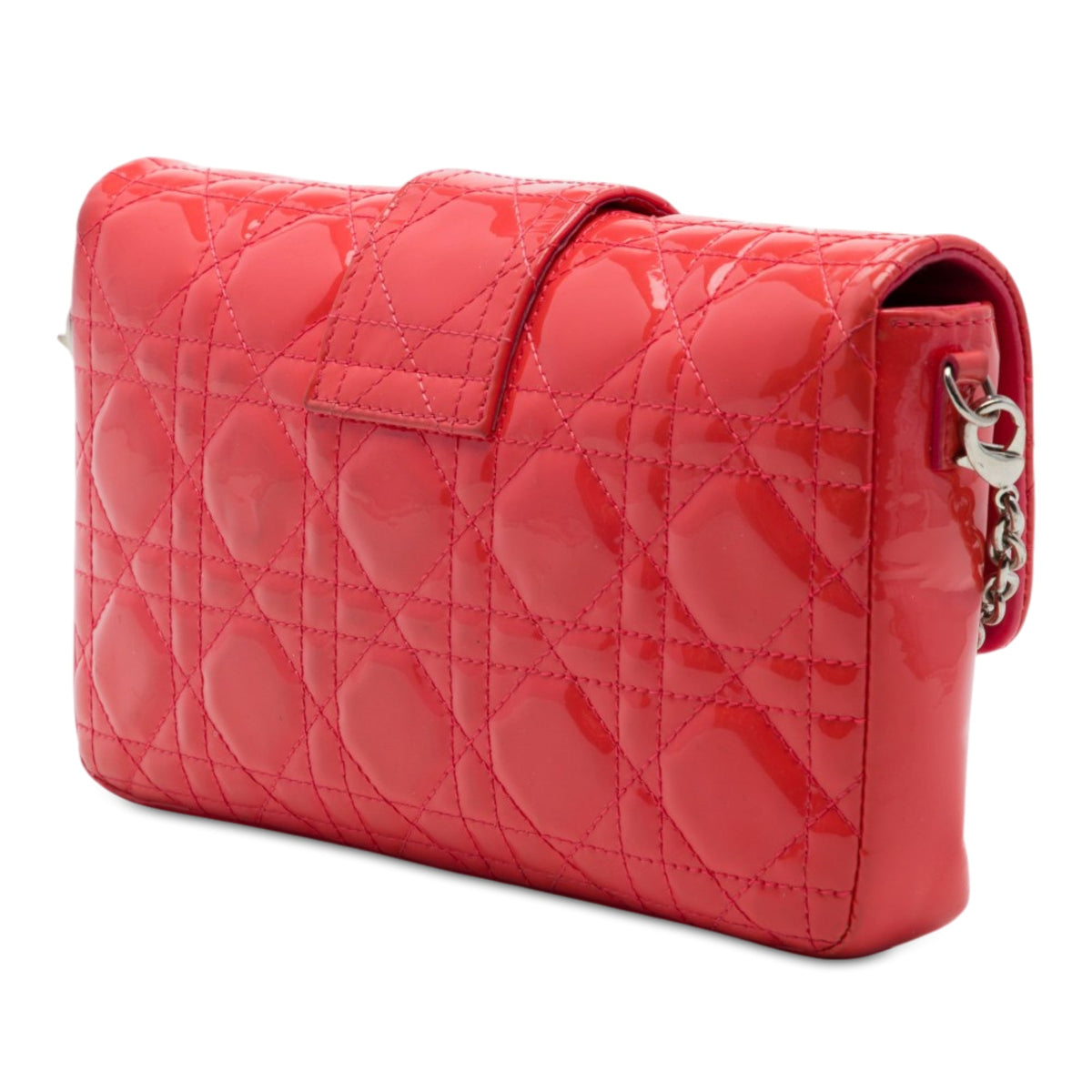 Dior Patent Cannage New Lock Pouch Crossbody