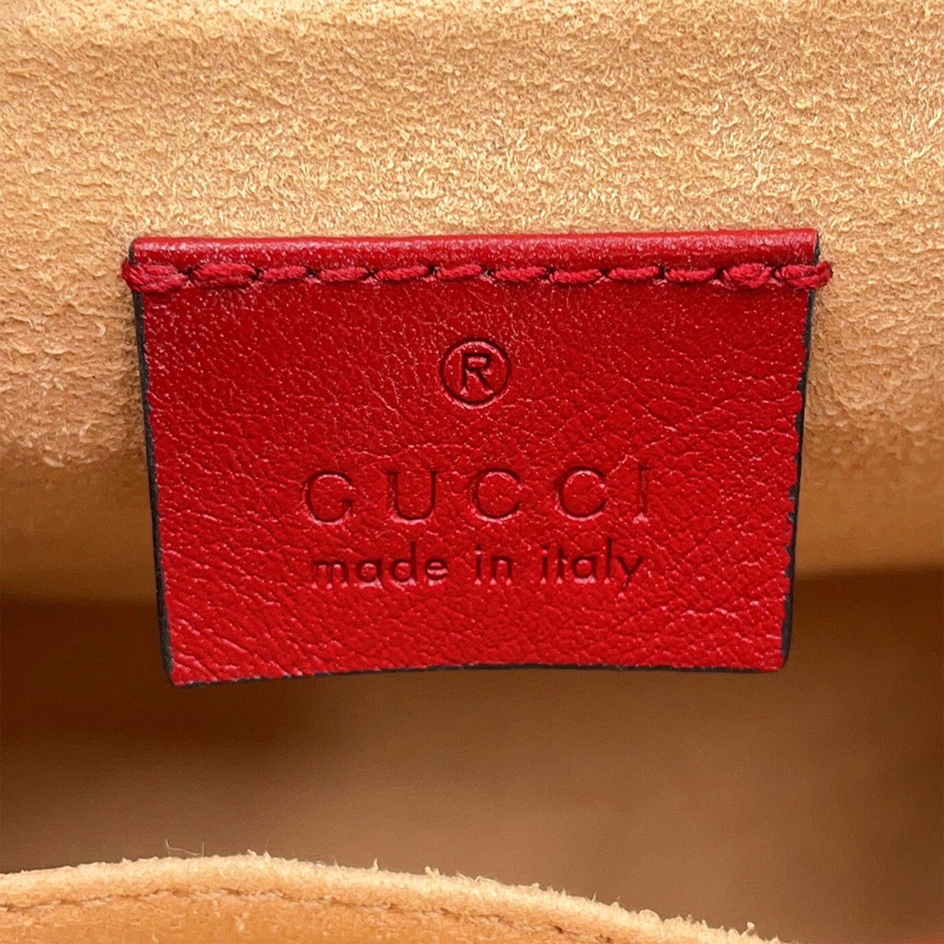 Gucci Mini GG Marmont Matelasse Calfskin Torchon Top Handle Bag