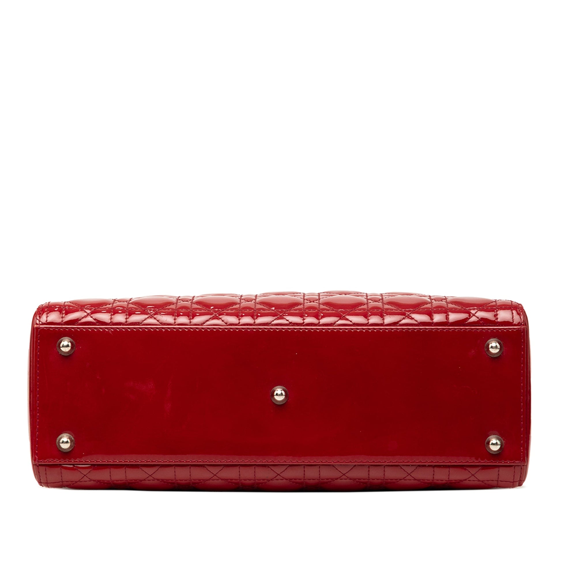 Dior Large Patent Cannage Lady Dior