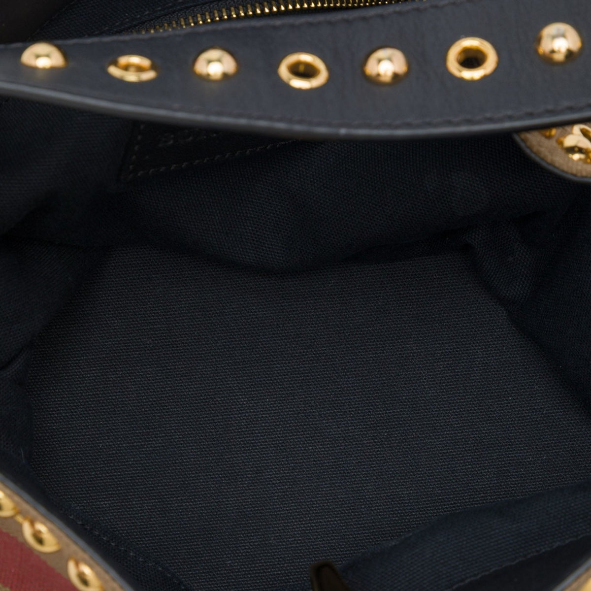 Burberry Medium Mega Check Studded Canvas Ashby Bucket Bag