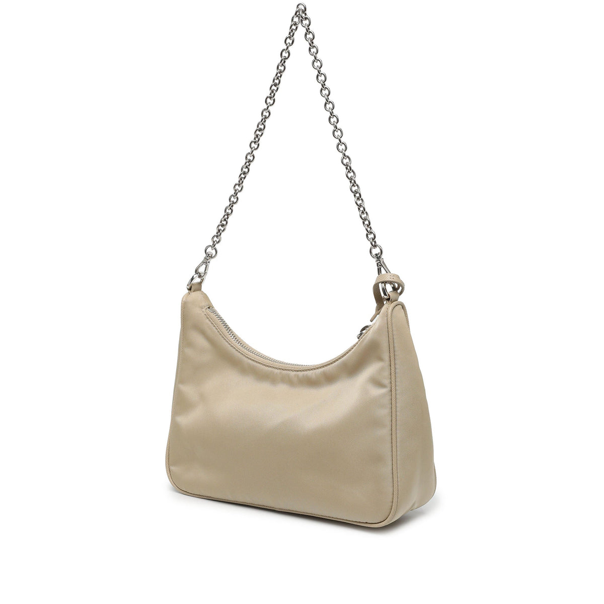 Prada Re Nylon Re Edition 2005 Satchel — Beige