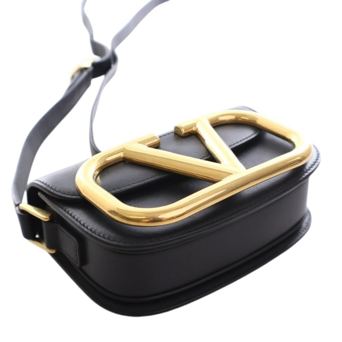 Valentino Small Leather Supervee Crossbody