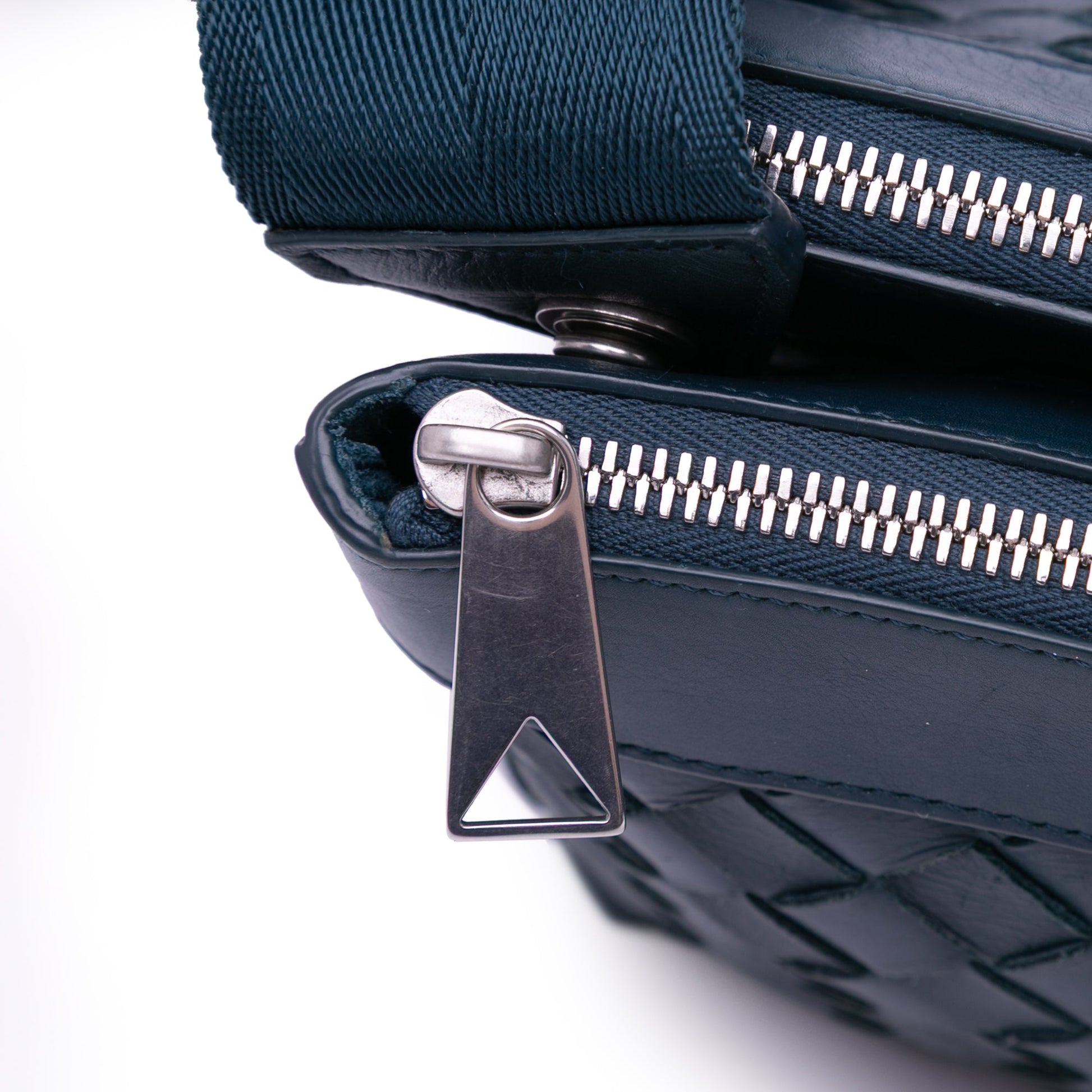 Bottega Veneta Leather Intrecciato Duo Crossbody