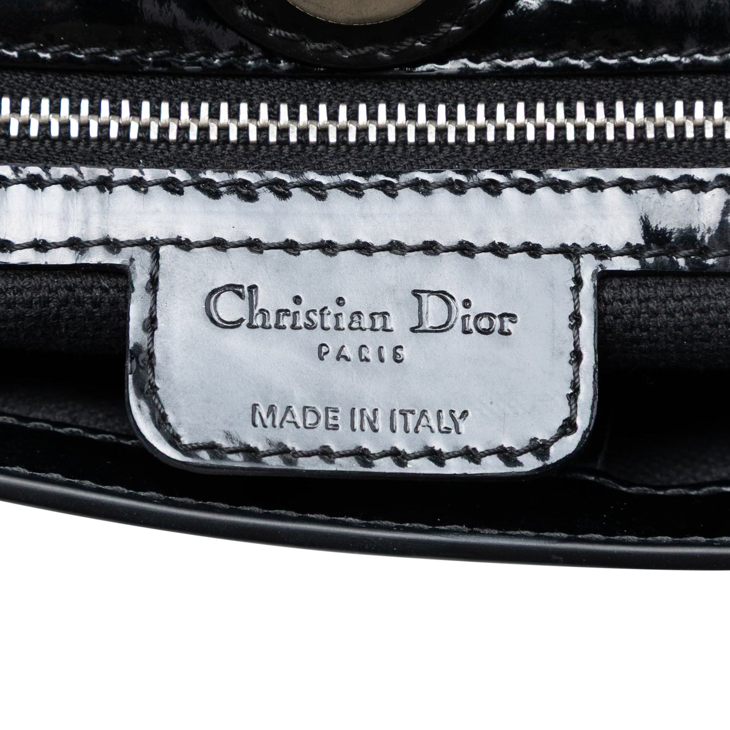 Dior Diorissimo Trotter Patent Tote