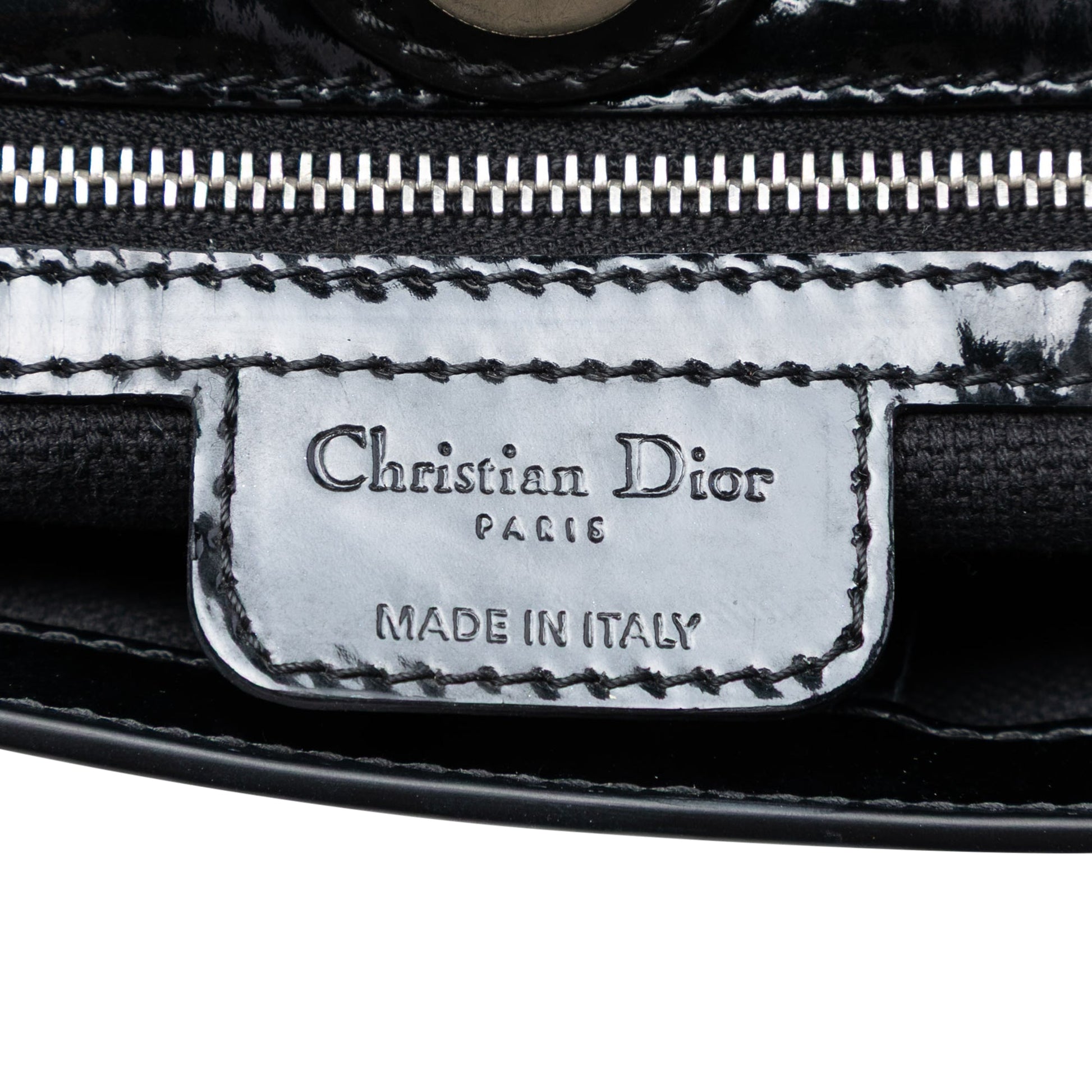 Dior Diorissimo Trotter Patent Tote