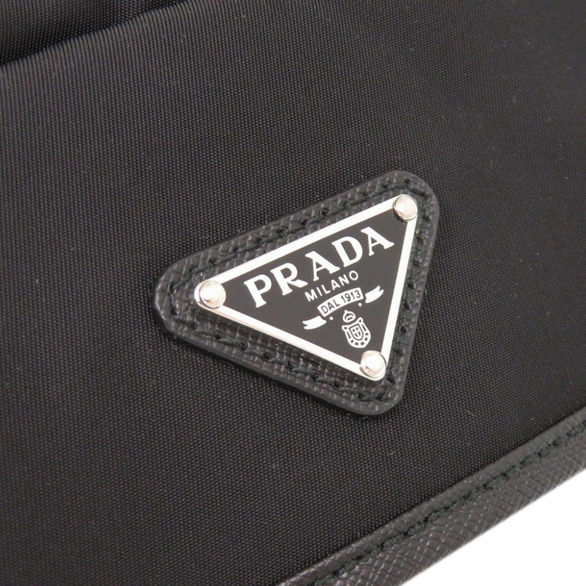 Prada Tessuto Buckle Clutch