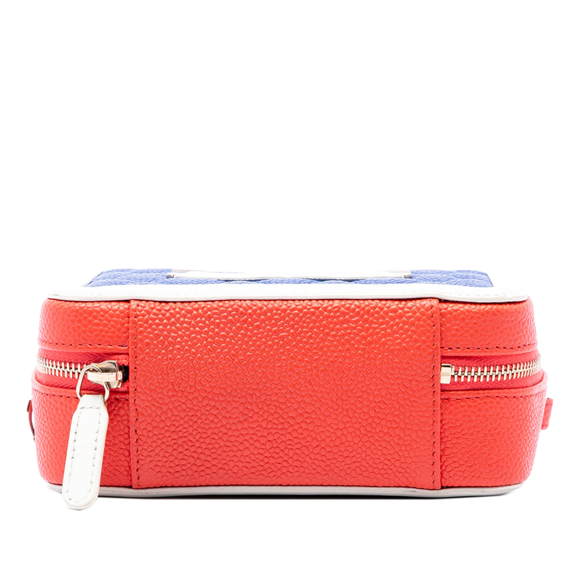 Chanel Mini Tricolor Caviar CC Filigree Vanity Case — Blue