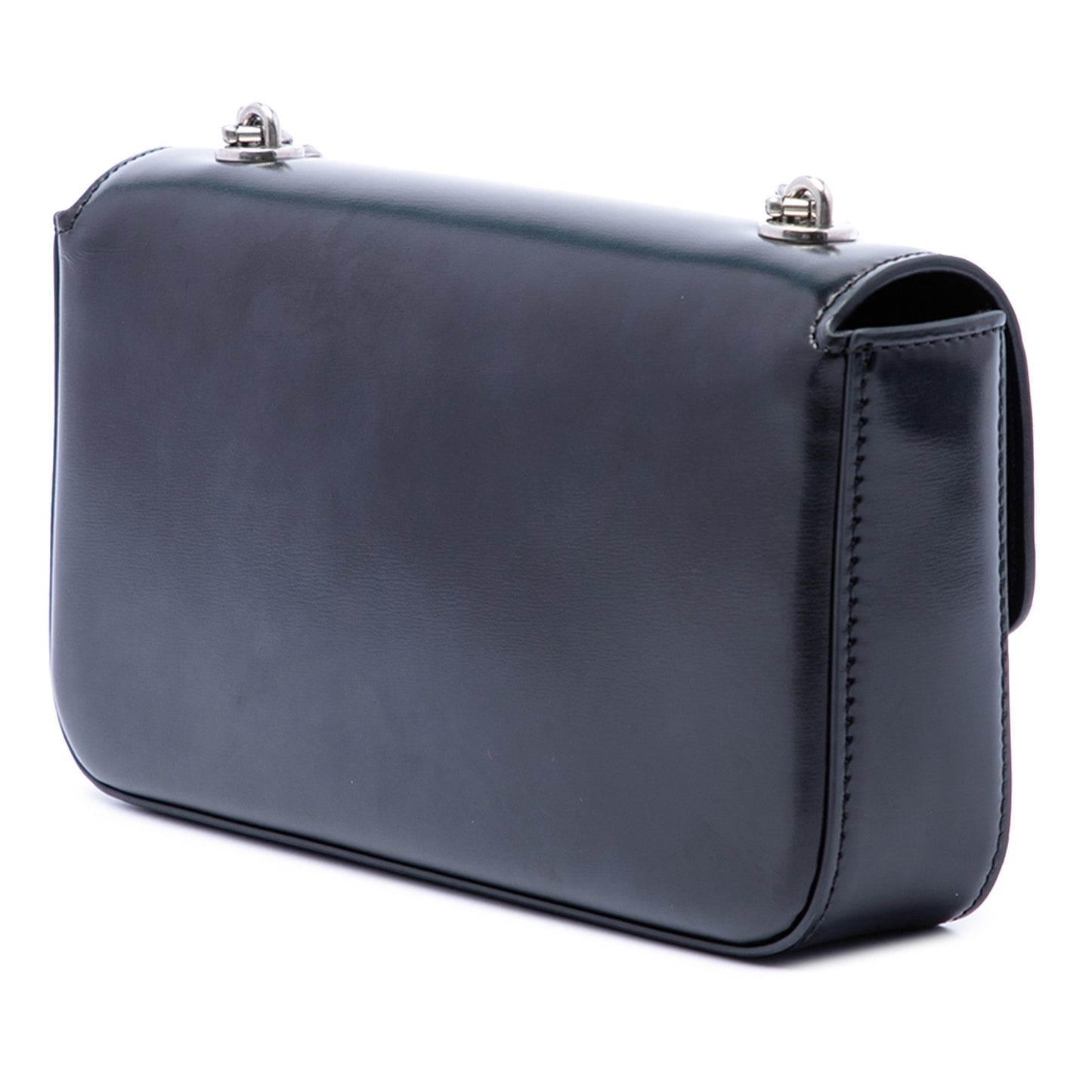 Celine Shiny Calfskin Triomphe Claude Shoulder Bag