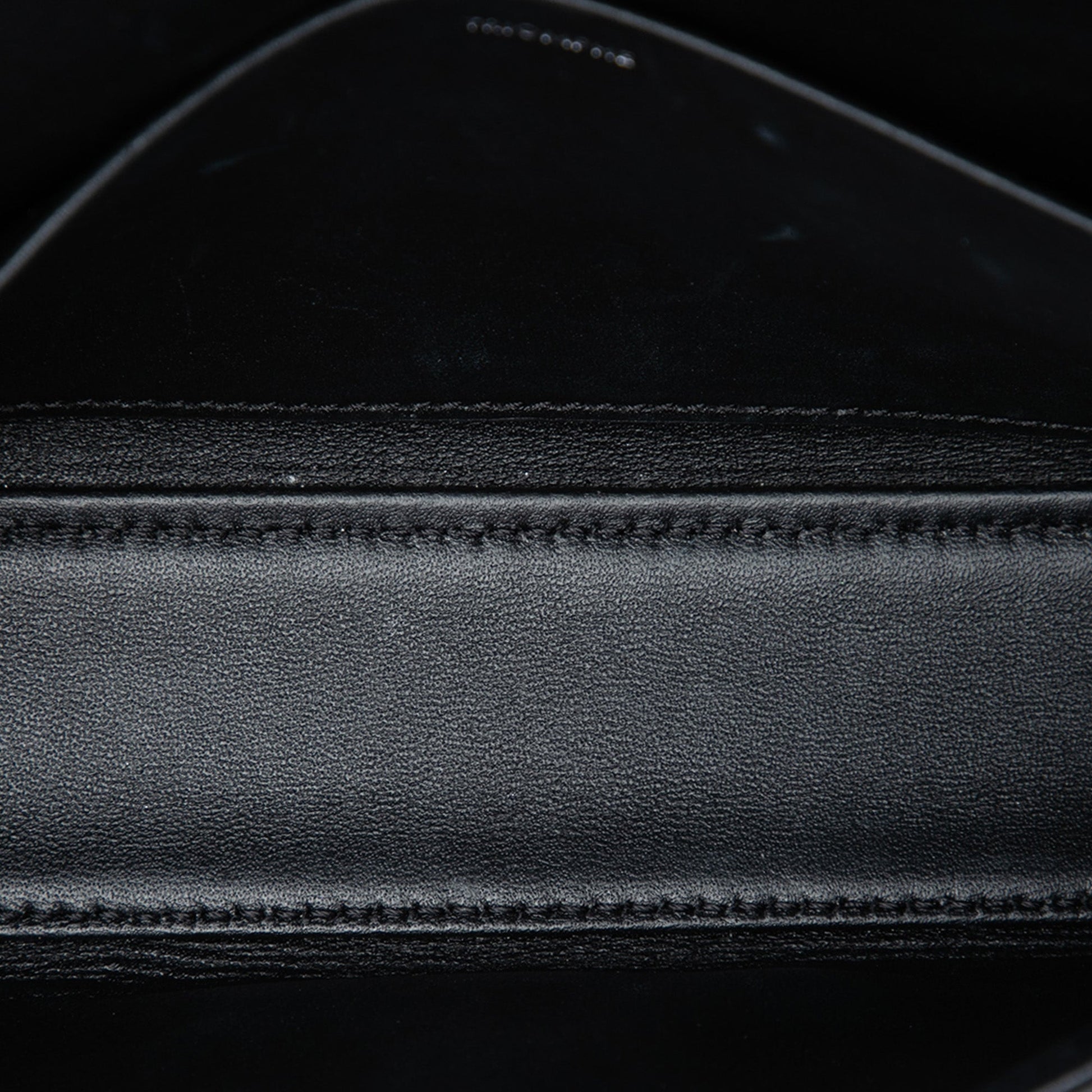 Celine Shiny Calfskin Triomphe Claude Shoulder Bag