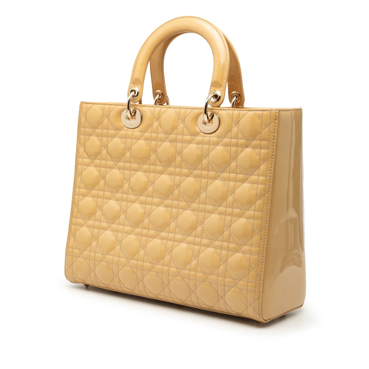 Dior Large Patent Cannage Lady Dior